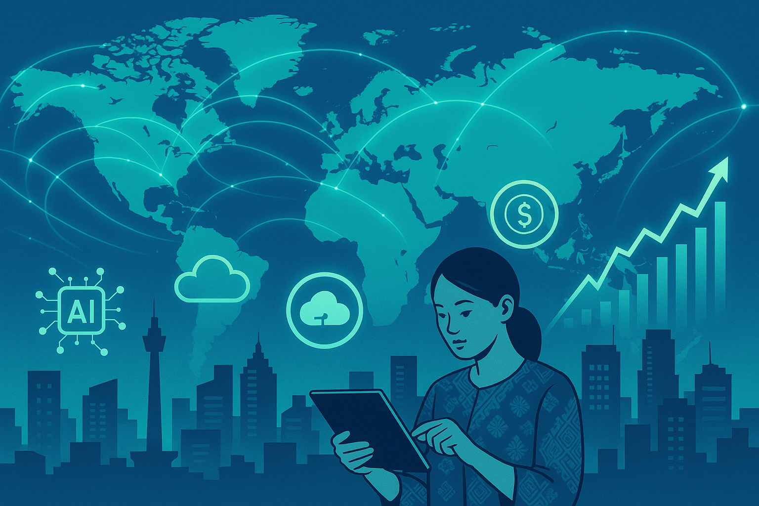 Arah Ekonomi Digital Global dan Arus Investasi Teknologi: Prioritas Eksekusi 28 Maret 2026 bagi Pelaku Usaha Indonesia