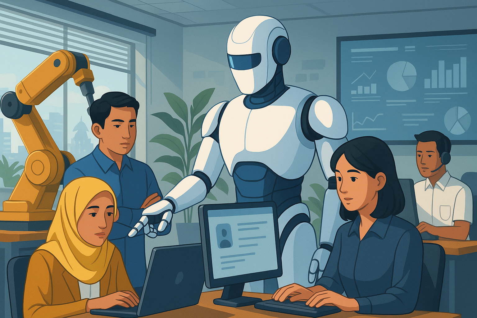 Transformasi Tenaga Kerja akibat Otomatisasi dan AI Agent: Kesiapan SDM Indonesia